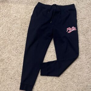 Polo Black Joggers with Logo
